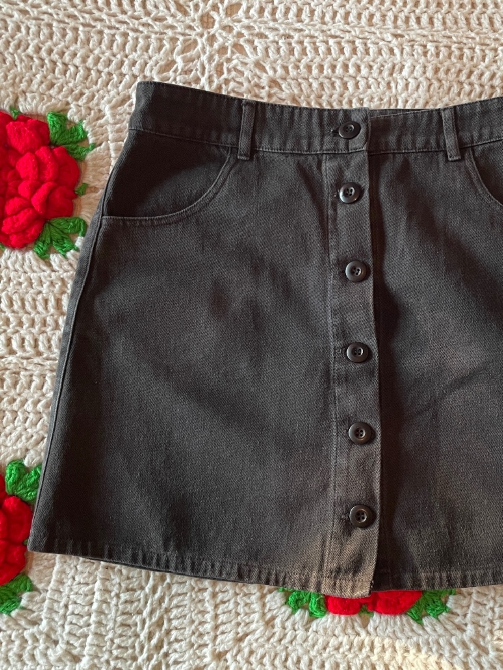 Black Jungmaven Skirt, Small